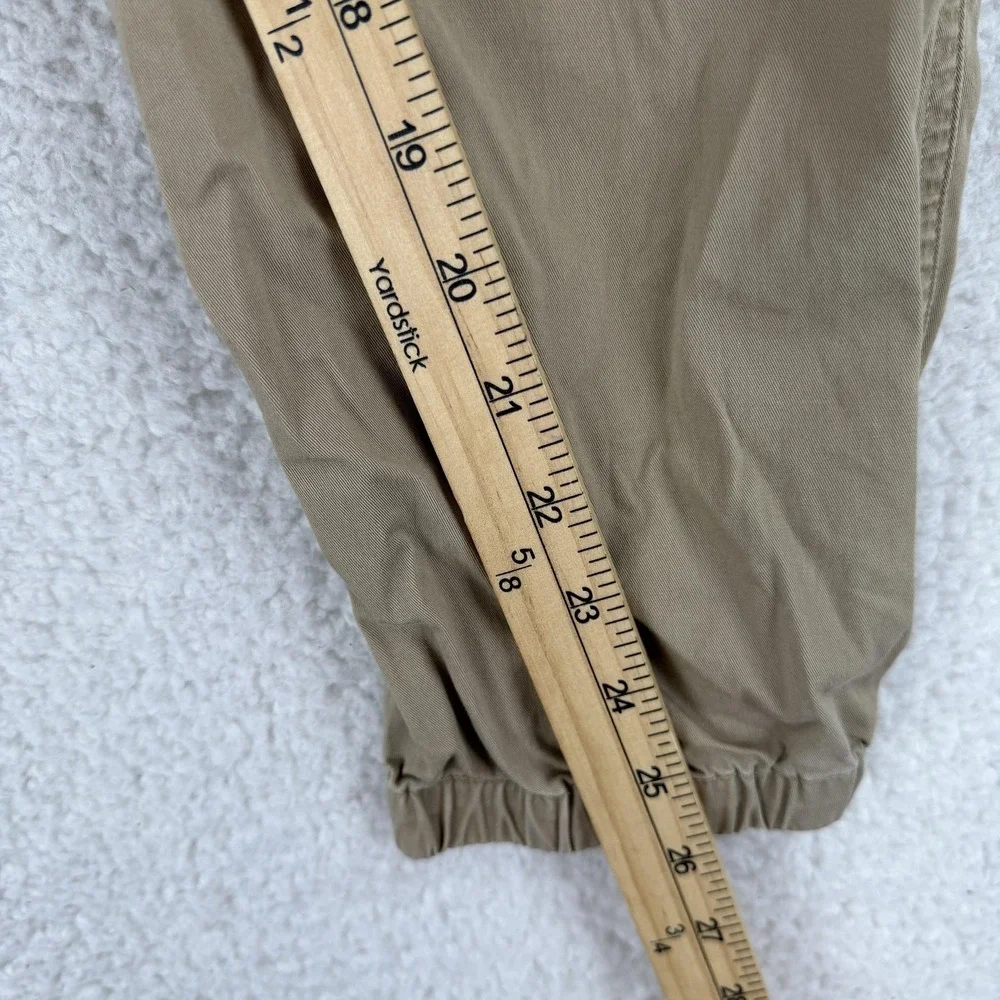 Polo Ralph Lauren Pants‎ Mens XS Beige Cargo Jogger Elastic Cuff Tapered 29x26